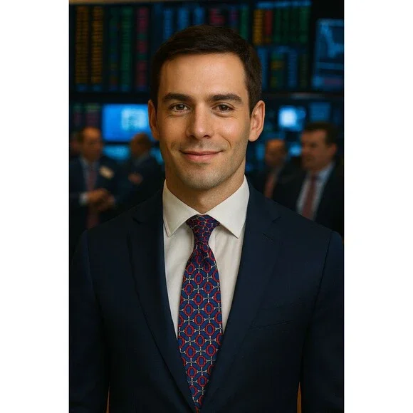 Vintage Burberry’s Silk Tie Navy Red Ring-Link Silk Necktie Luxury Accessory - Picture 2 of 9